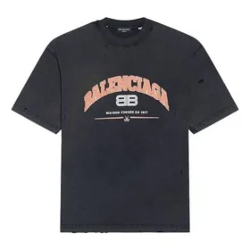 Balenciaga T-shirt, medium passform, ”Black” 612966TLVJ11074