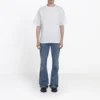 Balenciaga Tech kortärmad tröja för män, vit 556133TDV209000