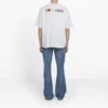 Balenciaga Tech kortärmad tröja för män, vit 556133TDV209000