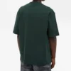 Balenciaga-tröja för män med alfabetmönster, rund hals och korta ärmar, grön 612966TIV543011