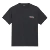 Balenciaga-tröja för män med alfabettryck, kortärmad, svart 641675TIV521070