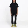 Balenciaga-tröja för män med alfabettryck, kortärmad, svart 641675TIV521070