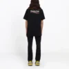 Balenciaga-tröja för män med alfabettryck, kortärmad, svart 641675TIV521070