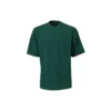 Balenciaga-tröja för män med logotryck, kortärmad, grön 570805THV803230