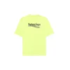 Balenciaga-tröja för män med logotryck, kortärmad, gul 641675TJVF77110