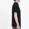 Balenciaga-tröja för män med logotryck, kortärmad, svart 594579THV631000