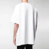 Balenciaga-tröja för män med logotryck, kortärmad, vit 583214TFV639783
