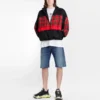 Balenciaga-tröja för män med logotryck, rund hals och korta ärmar, vit 556150TYK239000