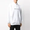 Balenciaga-tröja med logo för män, oversize, vit 570811TIV559040