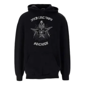 Balenciaga-tröja med tryck för män, svart 570811TJVE91000