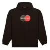 Balenciaga Uniform Plush Loose Classic svart för män 620973TIV801000