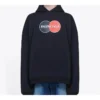 Balenciaga Uniform Plush Loose Classic svart för män 620973TIV801000