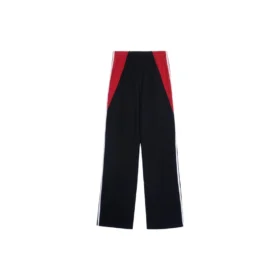 Balenciaga x adidas Baggy-tröjbyxor i fleece ”Black White Red” 723970TNVN56278