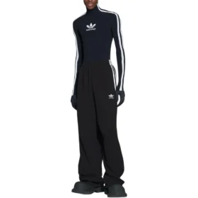 Balenciaga x adidas Baggy-träningsbyxor ”Black” 723824TNVN28482