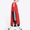 Balenciaga x adidas fotbollst-shirt i oversized-modell ”Red” 723663TNV136400