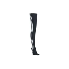 Balenciaga x adidas Knife Over The Knee Stövlar ”Black White” 724074W2ES11090