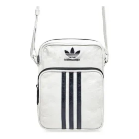 Balenciaga x adidas liten crossbody-messengerväska ”White Black” 721850210M49160