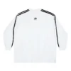Balenciaga x adidas långärmad T-shirt i oversized-modell ”White” 728789TNVA61156