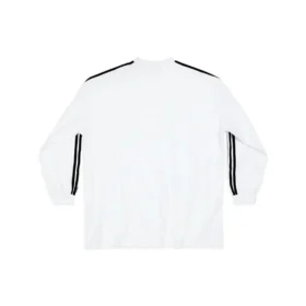 Balenciaga x adidas långärmad T-shirt i oversized-modell ”White” 728789TNVA61156