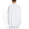 Balenciaga x adidas långärmad T-shirt i oversized-modell ”White” 728789TNVA61156