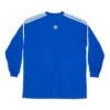 Balenciaga x adidas långärmad T-shirt, oversized ”Blue” 728789TNVA65531