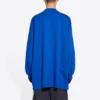 Balenciaga x adidas långärmad T-shirt, oversized ”Blue” 728789TNVA65531