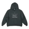 Balenciaga x adidas Logo Oversized Luvtröja ”Green White” 712396TNVA93775