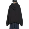 Balenciaga x adidas Logo Oversized Luvtröjor ”Black White” 712396TNVA91070