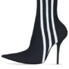 Balenciaga x adidas originals Knife 110 mm stövletter ”Black” 724073W2ES11090