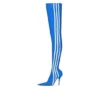 Balenciaga x adidas originals Knife Over The Knee Stövletter ”Blue” 724074W2ES14090