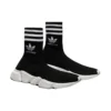 Balenciaga x adidas Originals Speed Sneakers ”Black White” 711189WBDV11090