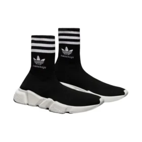 Balenciaga x adidas Originals Speed Sneakers ”Black White” 711189WBDV11090