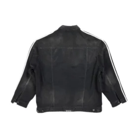 Balenciaga x adidas Oversized-Denim-Jackor ”Black” 724775TNW541129