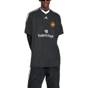 Balenciaga x adidas Oversized fotbollst-shirt ”Black” 723663TNV131000