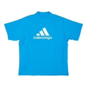 Balenciaga x adidas Oversized T-shirt ”Blue” 731769TNVP34024
