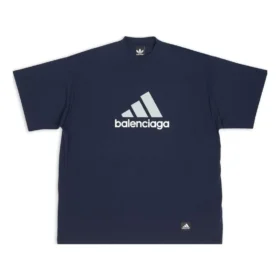 Balenciaga x adidas Oversized T-shirt ”Navy” 731769TNVA64356