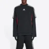 Balenciaga x adidas T-shirtar, medium passform, ”Black Red” 712401TNVA61003