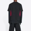Balenciaga x adidas T-shirtar, medium passform, ”Black Red” 712401TNVA61003