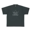 Balenciaga x adidas T-shirtar, oversized ”Green” 723976TNVN83775