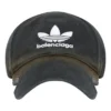 Balenciaga x adidas Trefoil Balenciaga Logo Cap ”Black White” 723749410B2