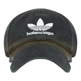 Balenciaga x adidas Trefoil Balenciaga Logo Cap ”Black White” 723749410B2