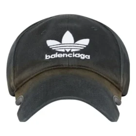 Balenciaga x adidas Trefoil Balenciaga Logo-keps ”Black White” 723749410B21077