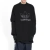Balenciaga x adidas Trefoil T-shirt ”Black White” 723976TNVN81070