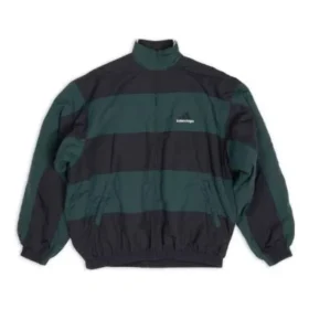 Balenciaga x Adidas vändbar träningsoveralljacka ”Black Green” 725294TNO793230