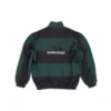Balenciaga x Adidas vändbar träningsoveralljacka ”Black Green” 725294TNO793230