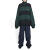 Balenciaga x Adidas vändbar träningsoveralljacka ”Black Green” 725294TNO793230