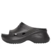 Balenciaga x Crocs Pool Slide-sandaler ”Black” 677389W1S8E1000