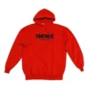 Balenciaga x FORTNITE-luvtröja, medium passform ”Red” 600583TLVO46506