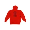 Balenciaga x FORTNITE-luvtröja, medium passform ”Red” 600583TLVO46506