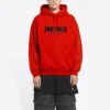 Balenciaga x FORTNITE-luvtröja, medium passform ”Red” 600583TLVO46506
